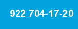 922 704-17-20 922 704-17-20